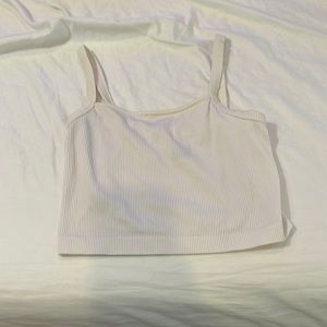 White Crop Top